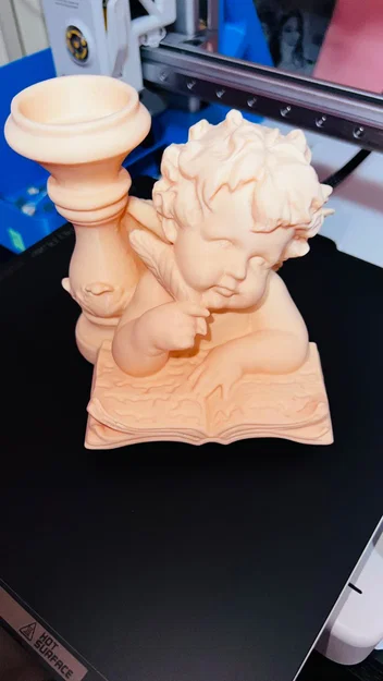 Mô hình 3D khay đựng nến Thiên thần (Angel Candle Holder) tinh tế - Image 4