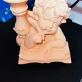 Mô hình 3D khay đựng nến Thiên thần (Angel Candle Holder) tinh tế - Thumbnail 4