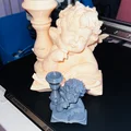 Mô hình 3D khay đựng nến Thiên thần (Angel Candle Holder) tinh tế - Thumbnail 5