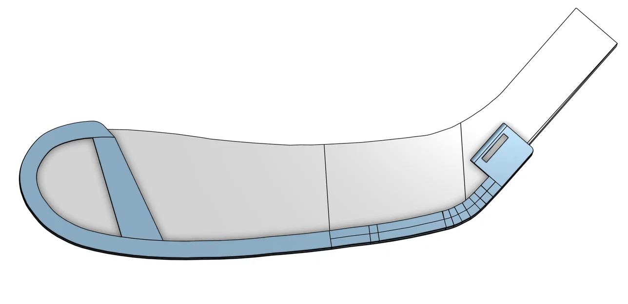 Bảo vệ lưỡi gậy Hockey Street/Roller (Street/Roller Hockey Stick Blade Protector) - Image 15