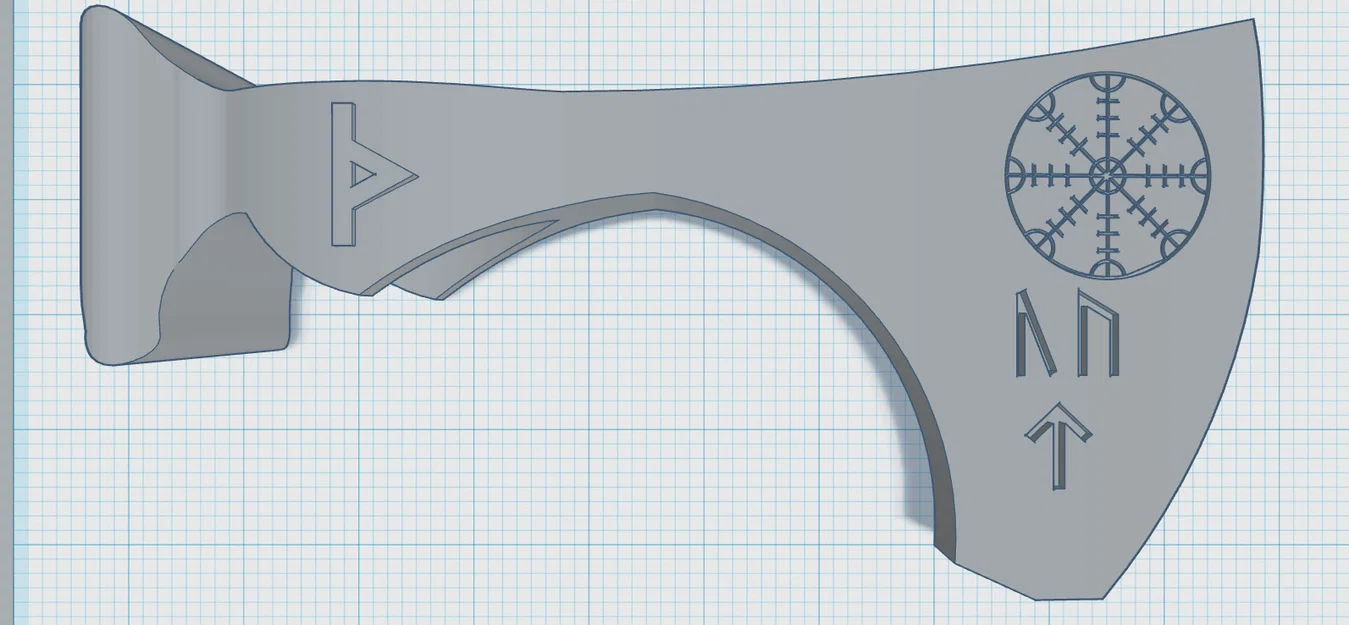 Đầu Rìu Viking 1 (Rìu Bearded) - Bearded Axe - Image 1