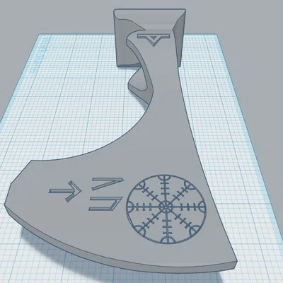 Đầu Rìu Viking 1 (Rìu Bearded) - Bearded Axe