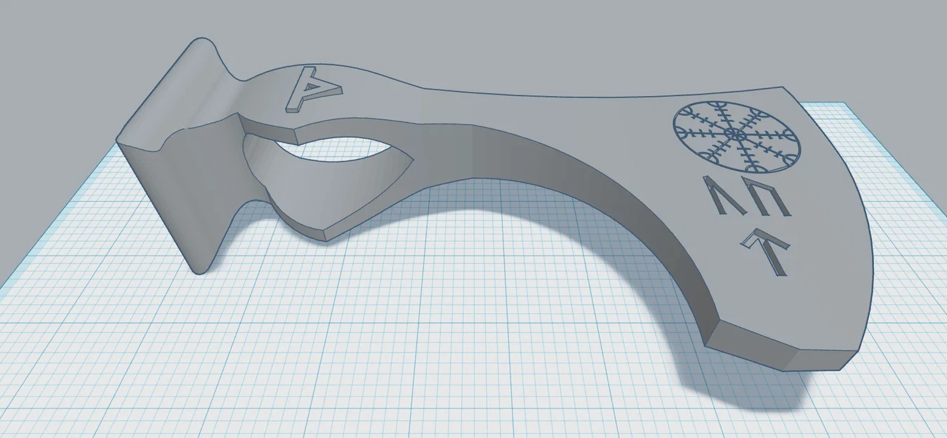 Đầu Rìu Viking 1 (Rìu Bearded) - Bearded Axe - Image 10