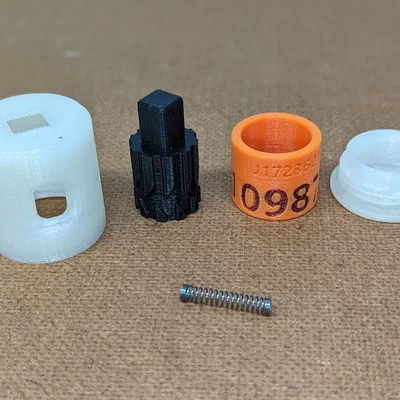 Mechanical Push Counter (Bộ đếm bấm cơ 1 chữ số)