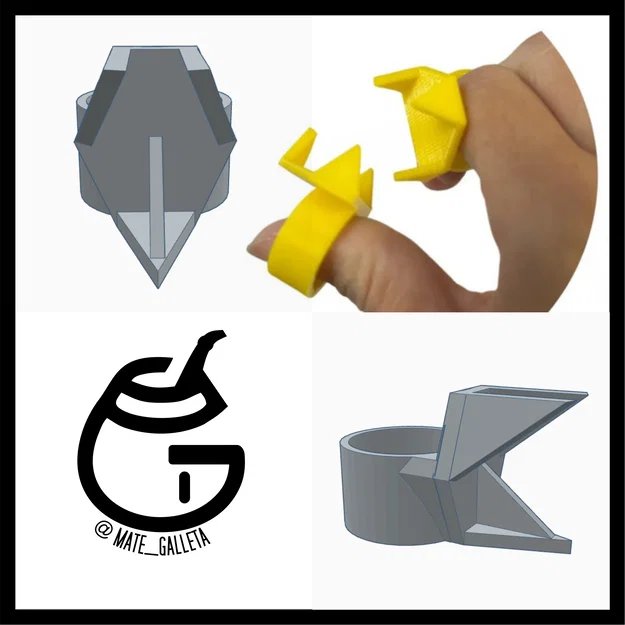 Bộ nhẫn hỗ trợ tráng men gốm sứ 3D in tiện lợi - Image 1