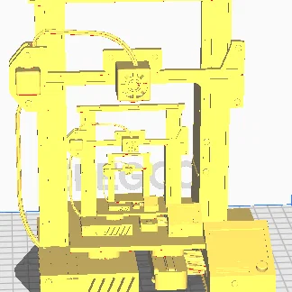 Mô hình máy in 3D lồng nhau sáng tạo 3 trong 1