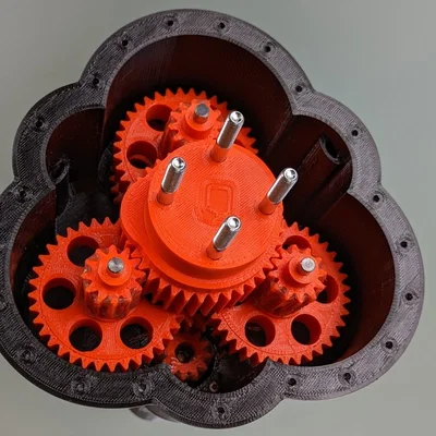 Bộ quay anten 3D print tham số hóa trong OpenScad