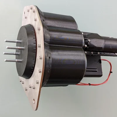Bộ quay anten 3D print tham số hóa trong OpenScad
