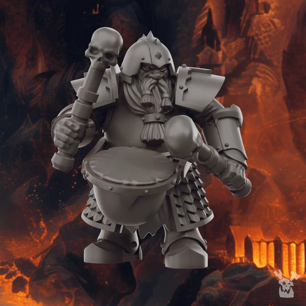 FREE STL: Grimworld: Battle for Underholme (Voidland Dwarves) – STL miễn phí - Image 7