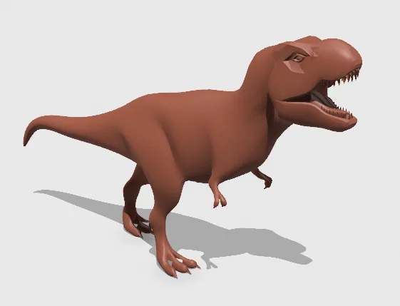 Mô hình khủng long T-Rex tương thích với LEGO in 3D - Image 2