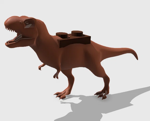 Mô hình khủng long T-Rex tương thích với LEGO in 3D - Image 3