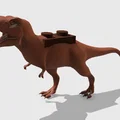 Mô hình khủng long T-Rex tương thích với LEGO in 3D - Thumbnail 3