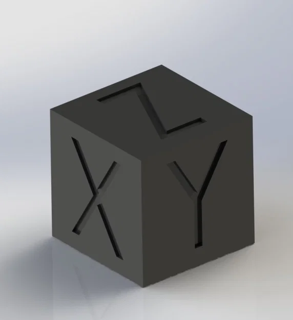 Calibration Cube XYZ: Khối lập phương hiệu chuẩn máy in 3D chuẩn 20mm - Image 1