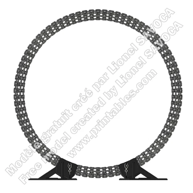 Mô hình 3D Ori Supergate Stargate tỉ lệ 1:3000 siêu chi tiết - Image 3