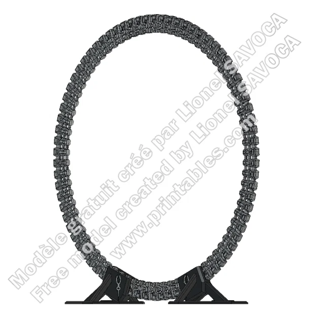 Mô hình 3D Ori Supergate Stargate tỉ lệ 1:3000 siêu chi tiết - Image 4
