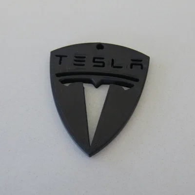 Móc khóa Tesla (Tesla keychain) in 3D
