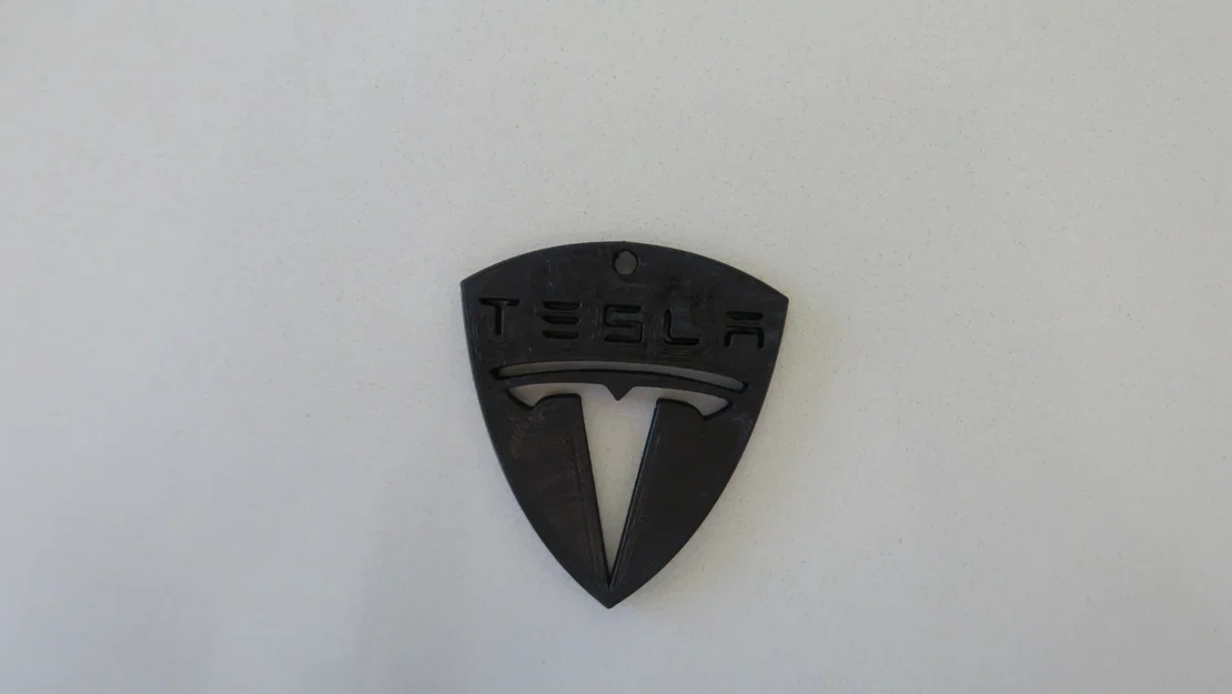 Móc khóa Tesla (Tesla keychain) in 3D - Image 5