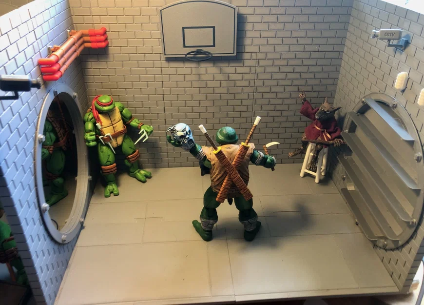 Bộ Phụ Kiện Diorama Cống Ngầm Ninja Rùa (Set 2) Cho Mô Hình - Image 1
