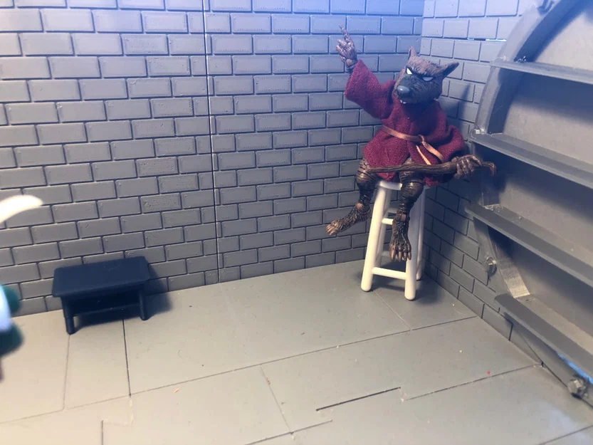 Bộ Phụ Kiện Diorama Cống Ngầm Ninja Rùa (Set 2) Cho Mô Hình - Image 4