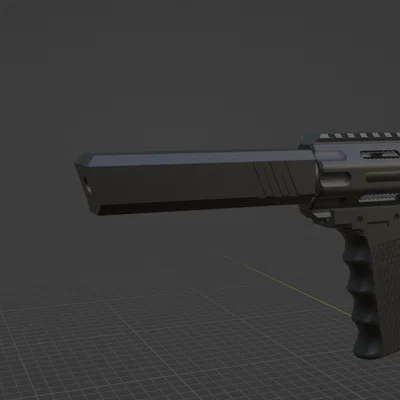 Ống giảm thanh (Suppressor) hình chữ nhật cho Airsoft cực chất