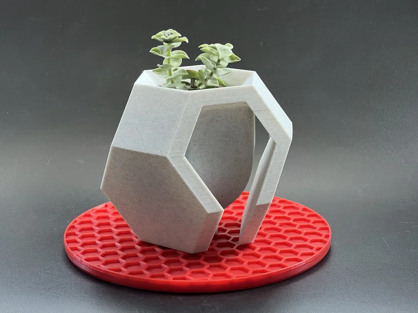Chậu cây hình bát diện cụt (Truncated Octahedron Plant Pot) - Image 1