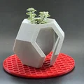 Chậu cây hình bát diện cụt (Truncated Octahedron Plant Pot) - Thumbnail 1