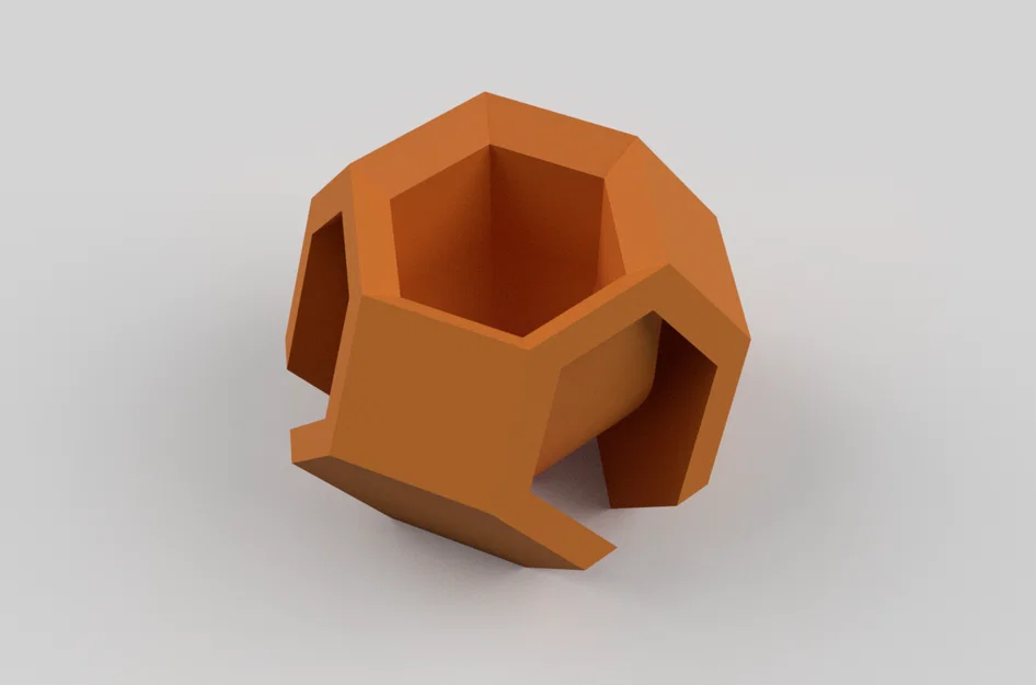 Chậu cây hình bát diện cụt (Truncated Octahedron Plant Pot) - Image 2