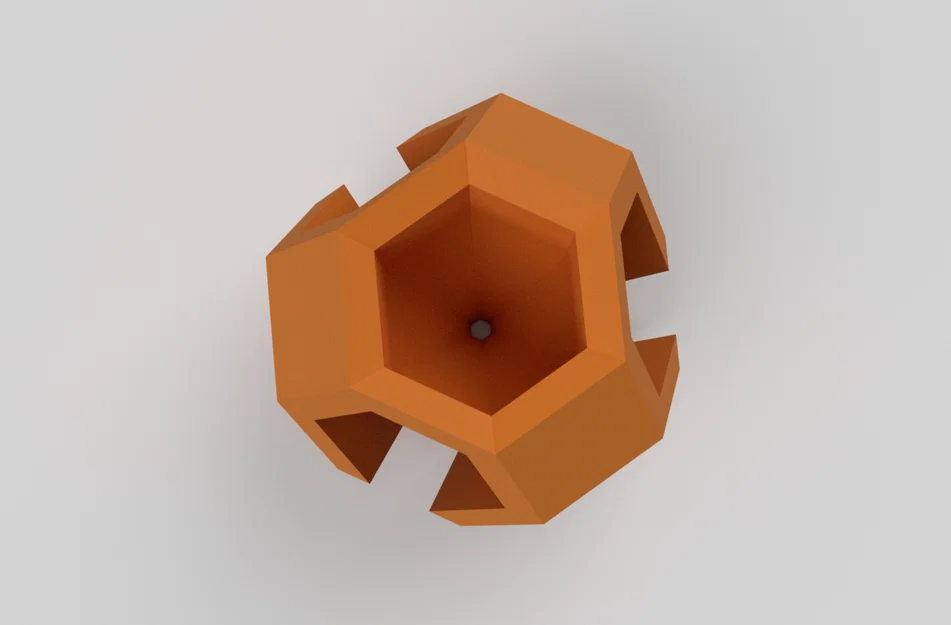 Chậu cây hình bát diện cụt (Truncated Octahedron Plant Pot) - Image 4