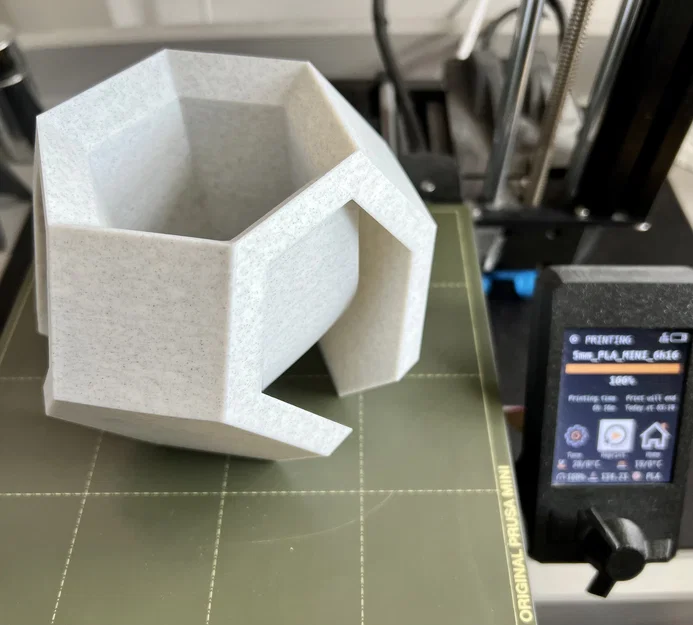 Chậu cây hình bát diện cụt (Truncated Octahedron Plant Pot) - Image 5