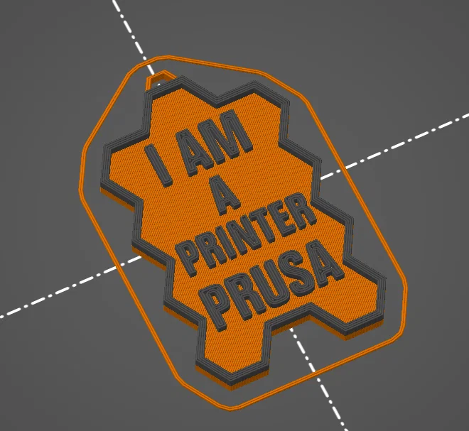 Mẫu huy hiệu đeo cổ I'm a PRUSA Printer cho tín đồ in 3D - Image 1