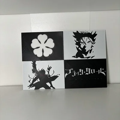 Tranh Treo Tường Panel Manga Black Clover