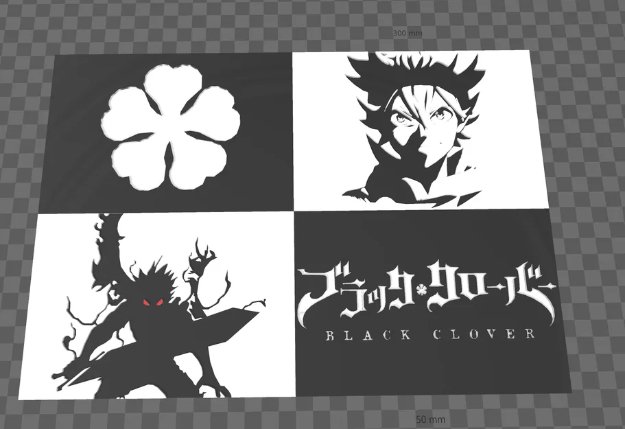 Tranh Treo Tường Panel Manga Black Clover - Image 3