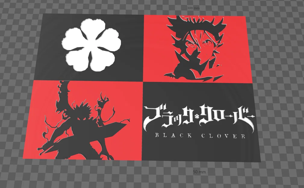 Tranh Treo Tường Panel Manga Black Clover - Image 5