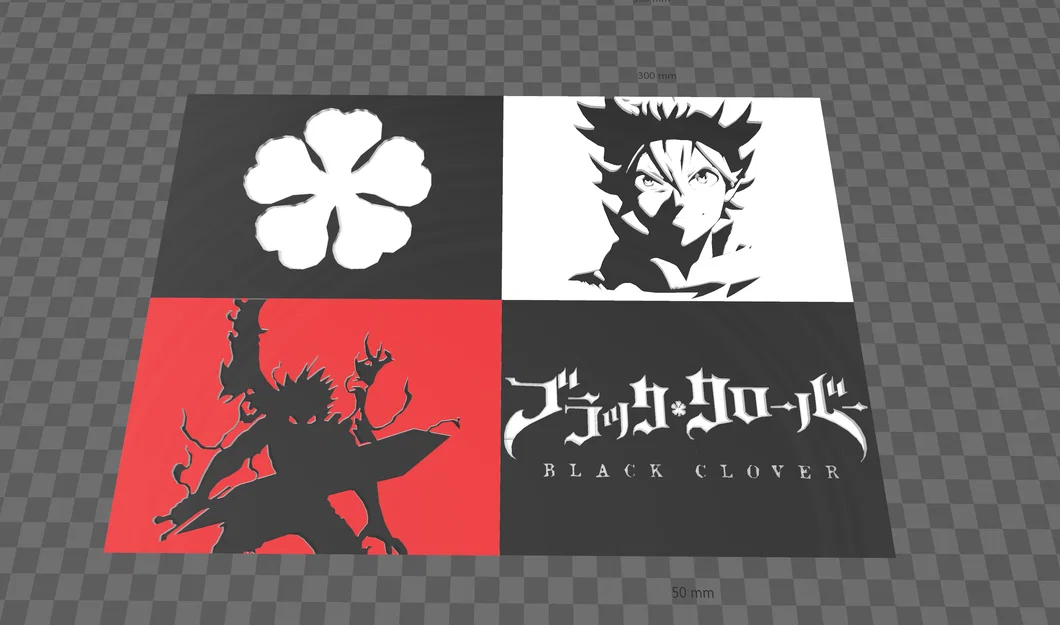 Tranh Treo Tường Panel Manga Black Clover - Image 6
