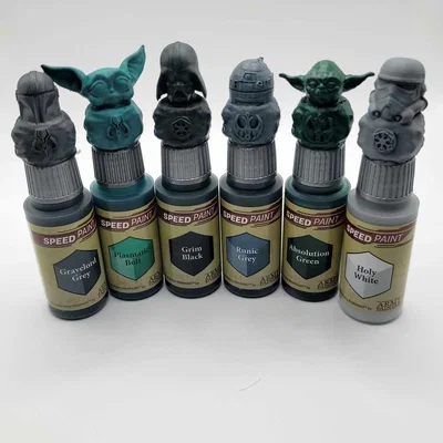 Paint Toppers – Mẫu màu gắn trên nắp chai sơn