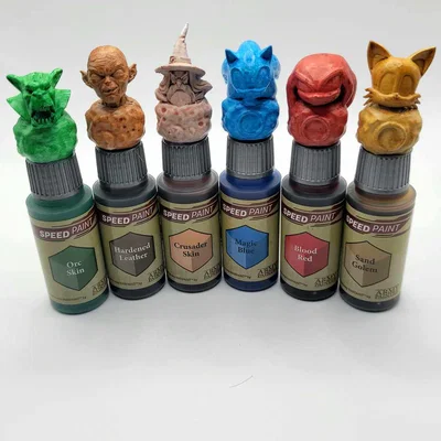 Paint Toppers – Mẫu màu gắn trên nắp chai sơn