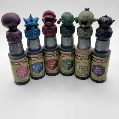 Paint Toppers – Mẫu màu gắn trên nắp chai sơn