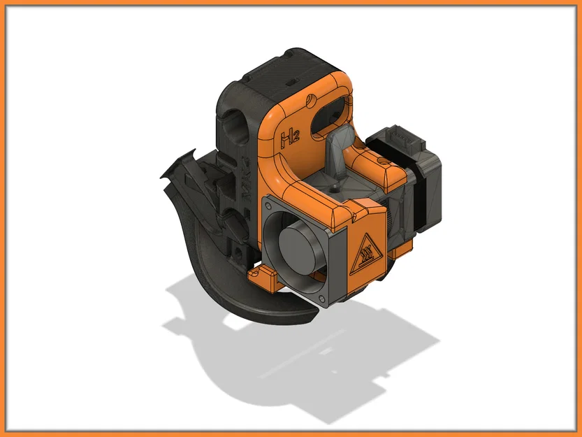 Ngàm BIQU H2 cho Anycubic i3 Mega X-Carriage [MK4] - Image 3