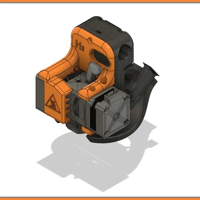 Ngàm BIQU H2 cho Anycubic i3 Mega X-Carriage [MK4]