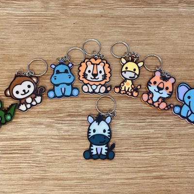 Móc Khóa Ngựa Vằn Dễ Thương