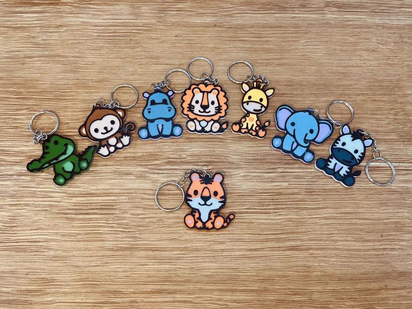 Móc khóa Hổ Con Dễ Thương - Image 1