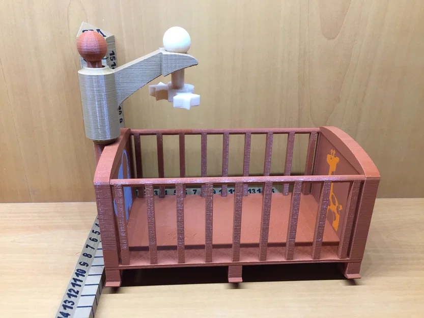 Nôi/Cũi (Cradle/Crib) cho Dollhouse - Image 2