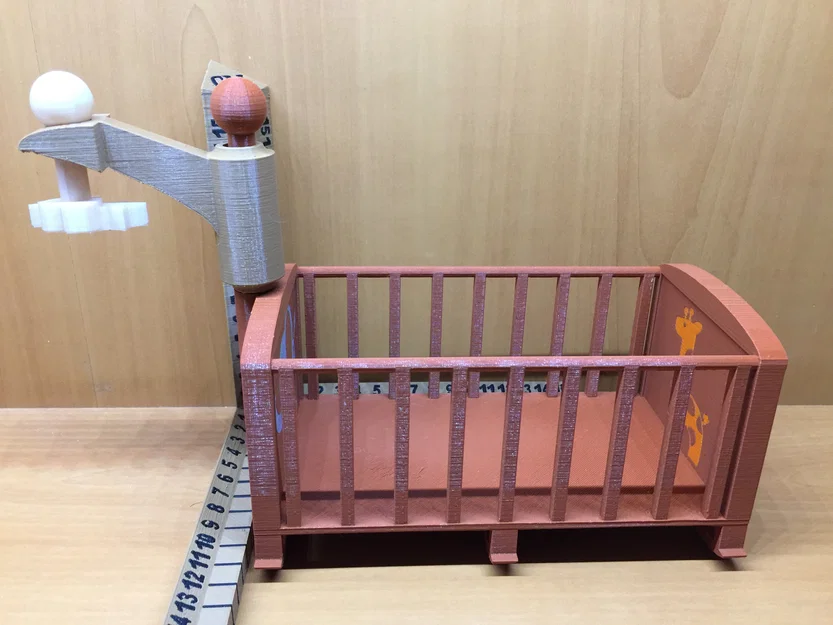 Nôi/Cũi (Cradle/Crib) cho Dollhouse - Image 3