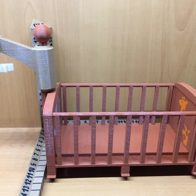 Nôi/Cũi (Cradle/Crib) cho Dollhouse