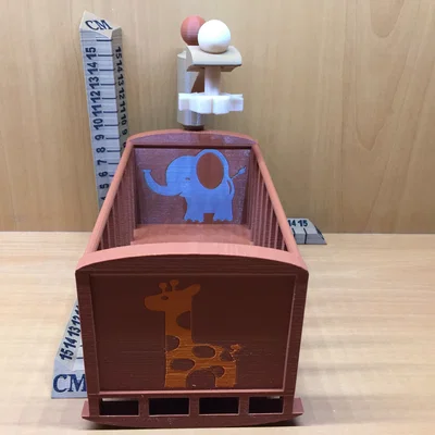 Nôi/Cũi (Cradle/Crib) cho Dollhouse