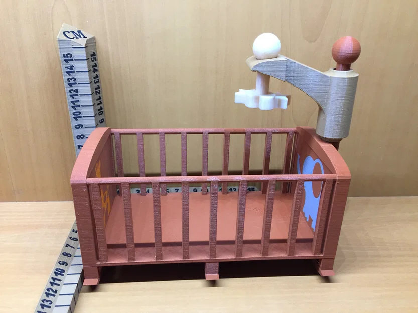 Nôi/Cũi (Cradle/Crib) cho Dollhouse - Image 6