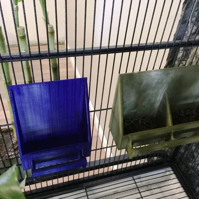 Máng ăn cho thú nhỏ (Animal Feeder) chống đổ, không vương vãi