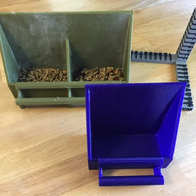 Máng ăn cho thú nhỏ (Animal Feeder) chống đổ, không vương vãi