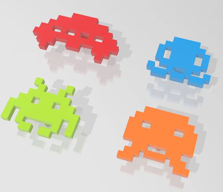 Núm Nắm Space Invaders - Image 1