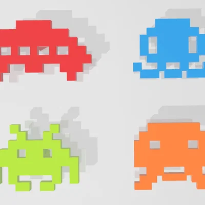 Núm Nắm Space Invaders